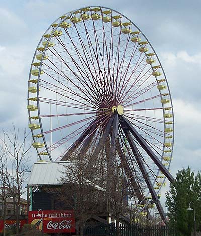 The Giant Wheel at Six Flags Kentucky Kingdom