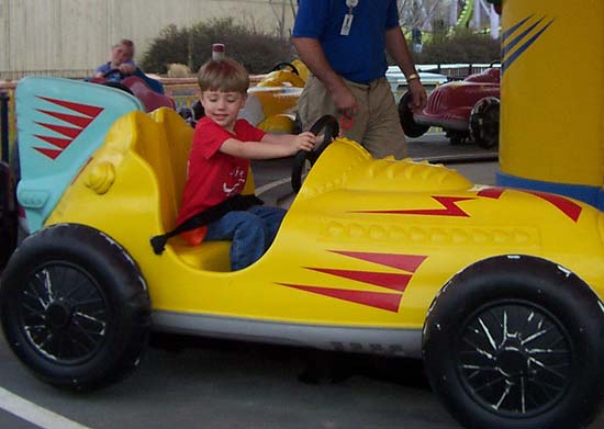 Bond on the Great Race at Six Flags Kentucky Kingdom