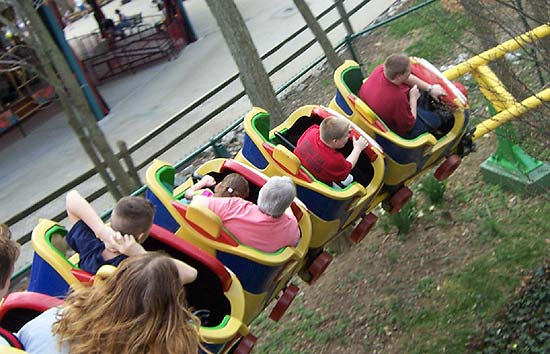 The Rollerskater Rollercoaster at Six Flags Kentucky Kingdom