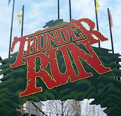 Thunder Run Rollercoaster at Six Flags Kentucky Kingdom