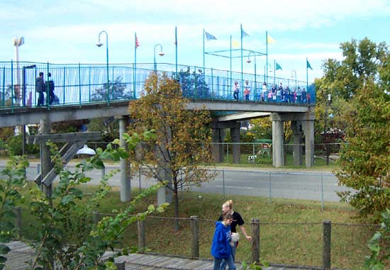 SFKK's Infamous Bridge During Frightfest at Six Flags Kentucky Kingdom, Louisville, KY