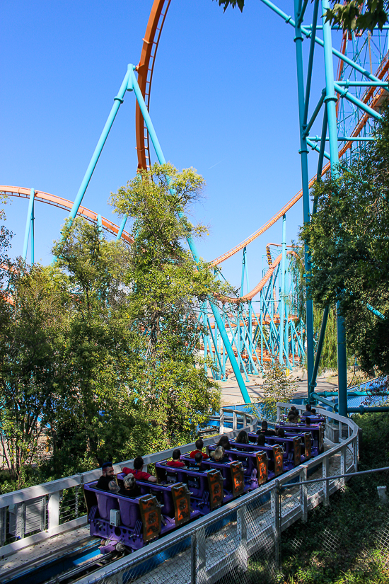 The Twisted Colossus rollercoaster - The American Coaster Enthusiasts Coaster Con 42 at Six Flags Magic Mountain in Valencia, California