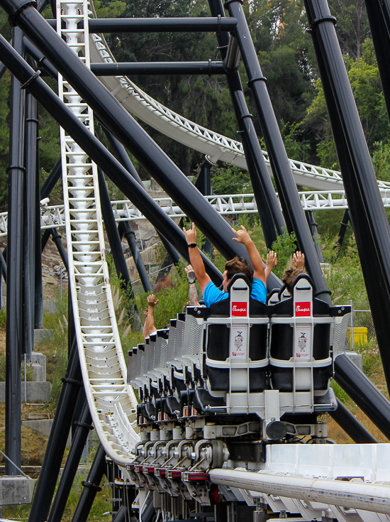 The Full Throttle Rollercoaster - The American Coaster Enthusiasts Coaster Con 42 at Six Flags Magic Mountain in Valencia, California