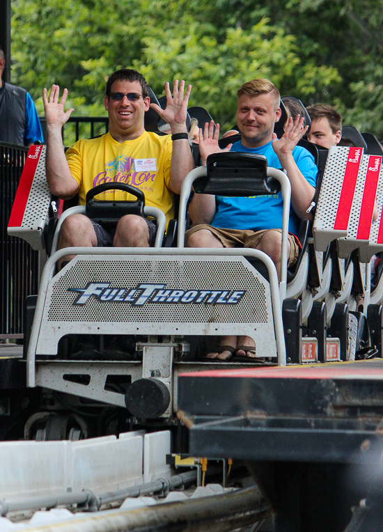  The Full Throttle rollercoaster - The American Coaster Enthusiasts Coaster Con 42 at Six Flags Magic Mountain in Valencia, California