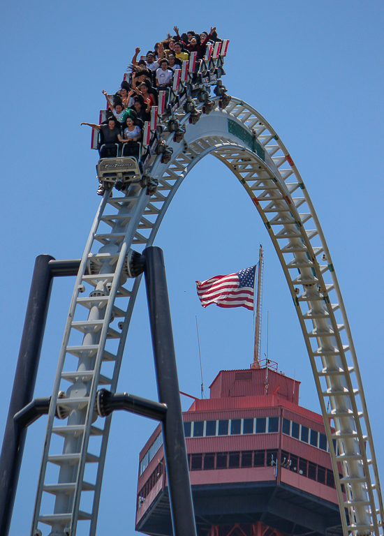  The Full Throttle rollercoaster - The American Coaster Enthusiasts Coaster Con 42 at Six Flags Magic Mountain in Valencia, California