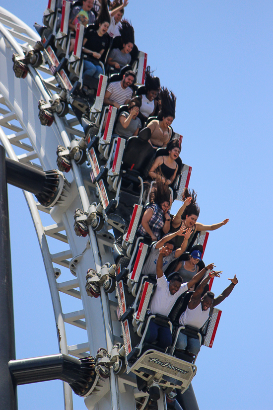 The Full Throttle Rollercoaster - The American Coaster Enthusiasts Coaster Con 42 at Six Flags Magic Mountain in Valencia, California