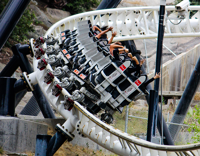  The Full Throttle rollercoaster - The American Coaster Enthusiasts Coaster Con 42 at Six Flags Magic Mountain in Valencia, California