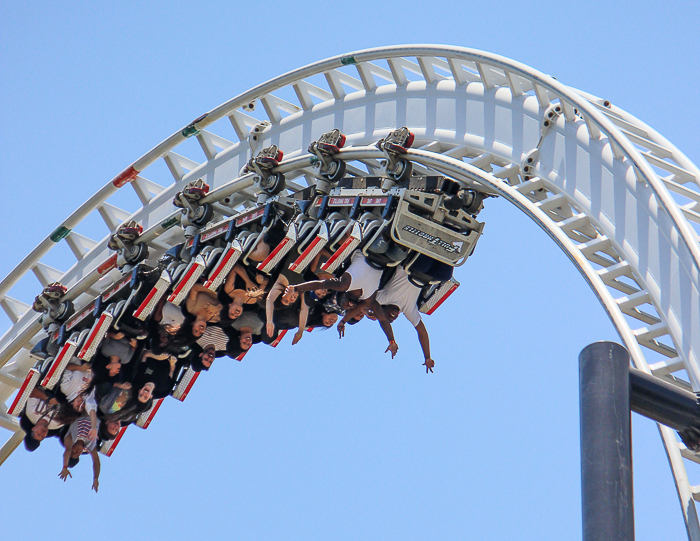 The Full Throttle rollercoaster - The American Coaster Enthusiasts Coaster Con 42 at Six Flags Magic Mountain in Valencia, California