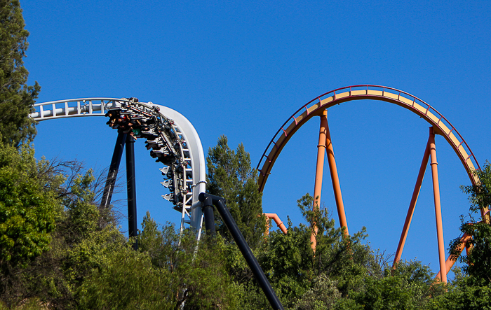 The Full Throttle Rollercoaster - The American Coaster Enthusiasts Coaster Con 42 at Six Flags Magic Mountain in Valencia, California