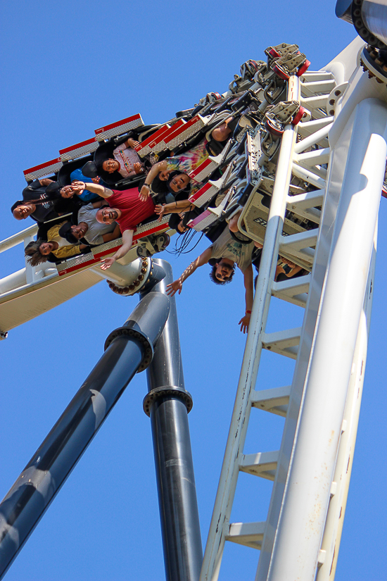 The Full Throttle rollercoaster - The American Coaster Enthusiasts Coaster Con 42 at Six Flags Magic Mountain in Valencia, California