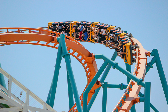 The Goliath rollercoaster - The American Coaster Enthusiasts Coaster Con 42 at Six Flags Magic Mountain in Valencia, California