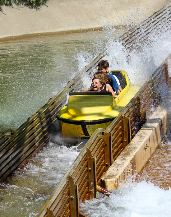 The Jet Stream Hydro Flume - The American Coaster Enthusiasts Coaster Con 42 at Six Flags Magic Mountain in Valencia, California