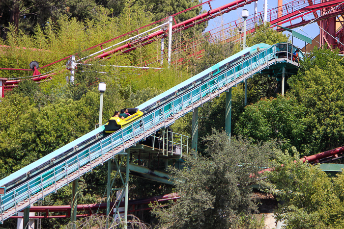 The Jet Stream Hydro Flume - The American Coaster Enthusiasts Coaster Con 42 at Six Flags Magic Mountain in Valencia, California