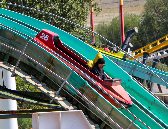 The Jet Stream Hydro Flume - The American Coaster Enthusiasts Coaster Con 42 at Six Flags Magic Mountain in Valencia, California