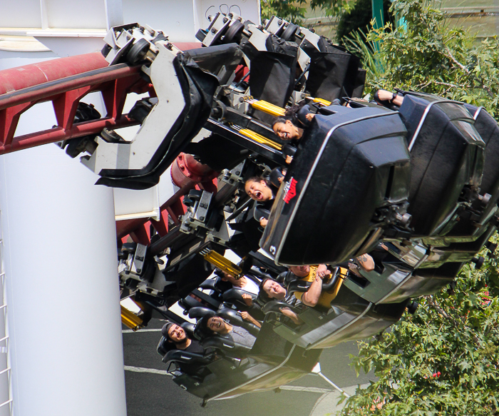 The Ninja Roller Coaster - The American Coaster Enthusiasts Coaster Con 42 at Six Flags Magic Mountain in Valencia, California