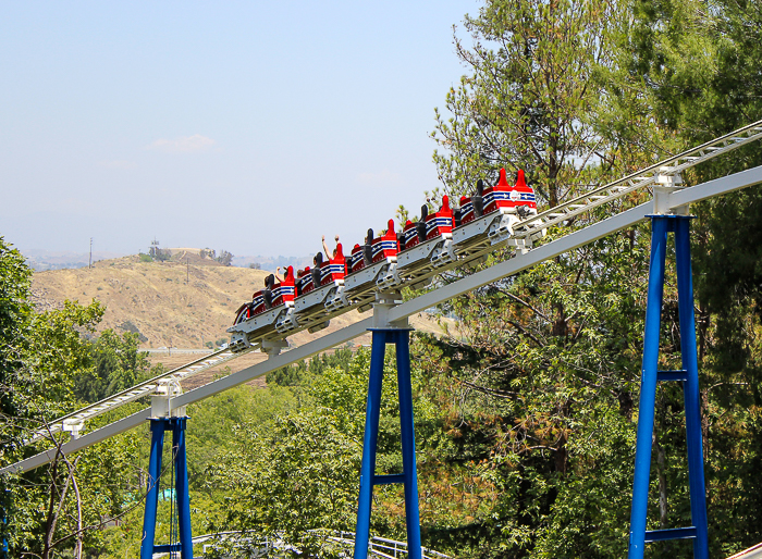 The Great American Revolution Rollercoaster - American Coaster Enthusiasts Coaster Con 42 at Six Flags Magic Mountain in Valencia, California