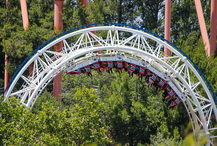 The Great American Revolution Rollercoaster - The American Coaster Enthusiasts Coaster Con 42 at Six Flags Magic Mountain in Valencia, California