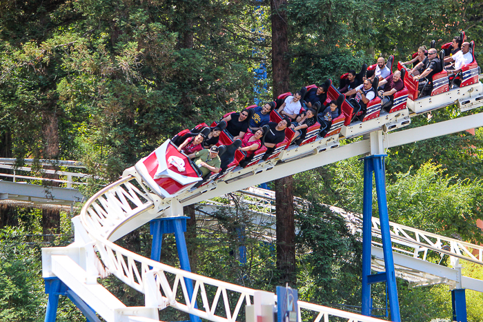 The Great American Revolution Rollercoaster - The American Coaster Enthusiasts Coaster Con 42 at Six Flags Magic Mountain in Valencia, California