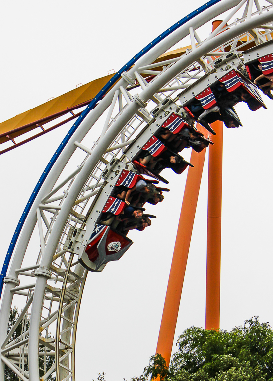 The Great American Revolution Rollercoaster - American Coaster Enthusiasts Coaster Con 42 at Six Flags Magic Mountain in Valencia, California