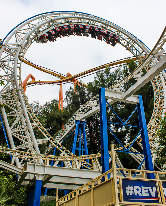 The Great American Revolution Rollercoaster - The American Coaster Enthusiasts Coaster Con 42 at Six Flags Magic Mountain in Valencia, California