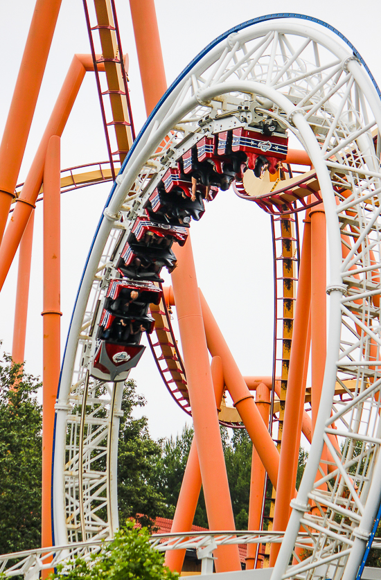 The Great American Revolution Rollercoaster - The American Coaster Enthusiasts Coaster Con 42 at Six Flags Magic Mountain in Valencia, California