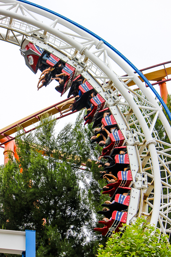 The Great American Revolution Rollercoaster - American Coaster Enthusiasts Coaster Con 42 at Six Flags Magic Mountain in Valencia, California