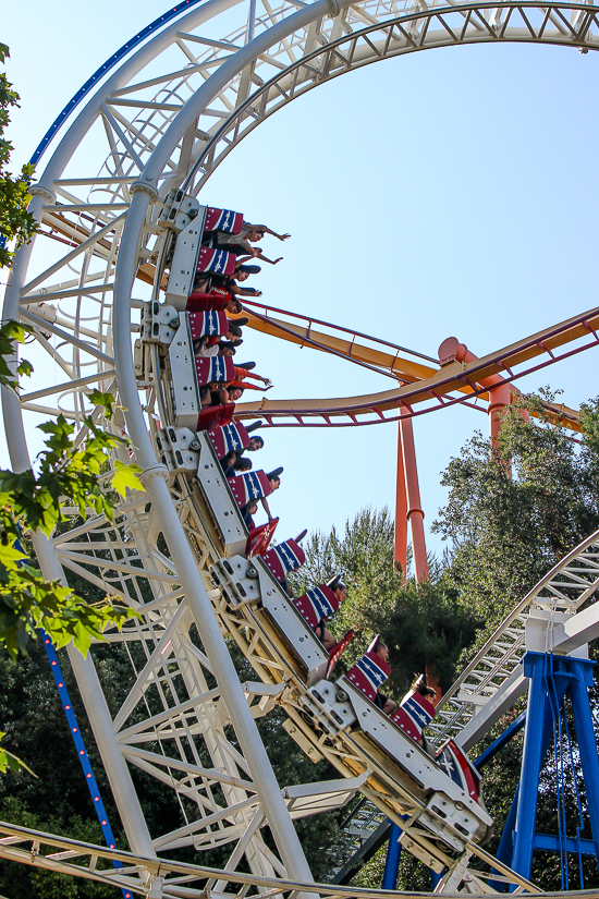 The Great American Revolution Rollercoaster - The American Coaster Enthusiasts Coaster Con 42 at Six Flags Magic Mountain in Valencia, California