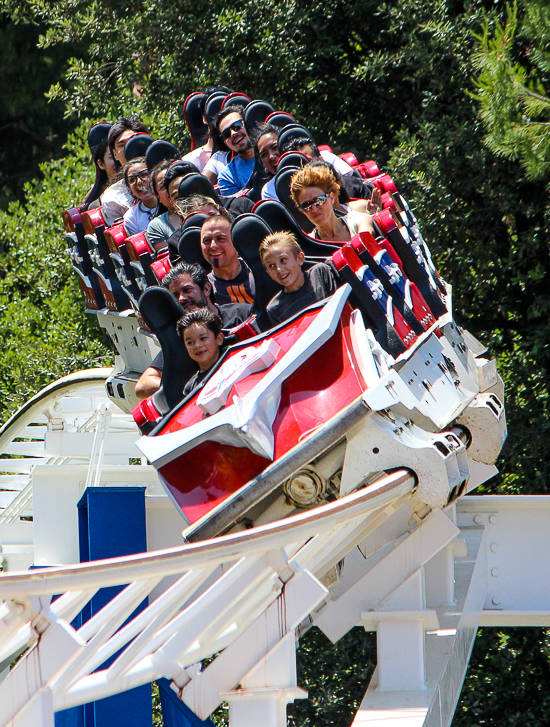 The Great American Revolution Rollercoaster - American Coaster Enthusiasts Coaster Con 42 at Six Flags Magic Mountain in Valencia, California