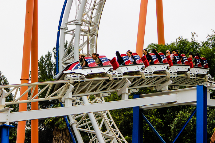 The Great American Revolution Rollercoaster - The American Coaster Enthusiasts Coaster Con 42 at Six Flags Magic Mountain in Valencia, California