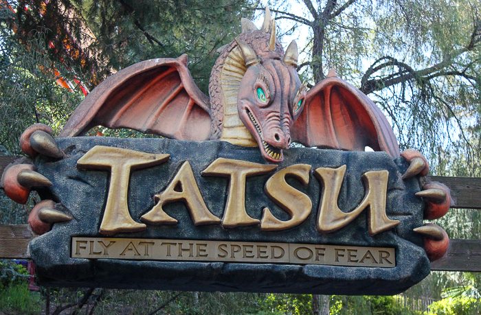 The Tatsu Roller Coaster - American Coaster Enthusiasts Coaster Con 42 at Six Flags Magic Mountain in Valencia, California