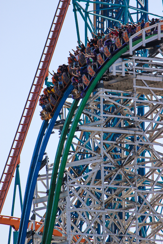  The Twisted Colossus rollercoaster - The American Coaster Enthusiasts Coaster Con 42 at Six Flags Magic Mountain in Valencia, California