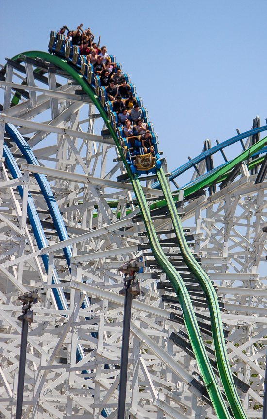  The Twisted Colossus rollercoaster - The American Coaster Enthusiasts Coaster Con 42 at Six Flags Magic Mountain in Valencia, California