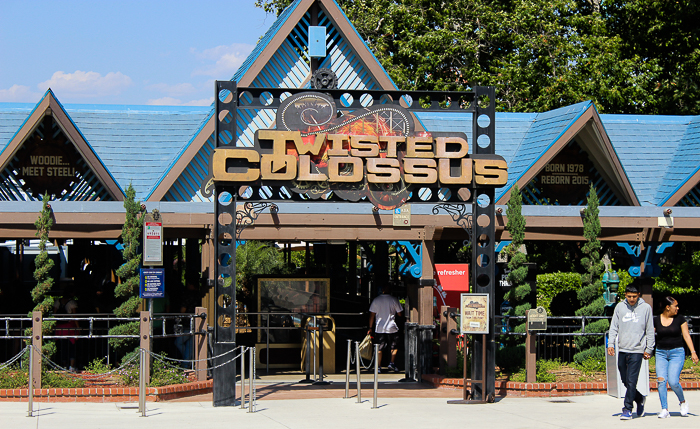 The Twisted Colossus rollercoaster - American Coaster Enthusiasts Coaster Con 42 at Six Flags Magic Mountain in Valencia, California