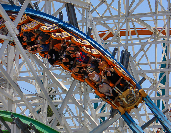 The Twisted Colossus rollercoaster - The American Coaster Enthusiasts Coaster Con 42 at Six Flags Magic Mountain in Valencia, California