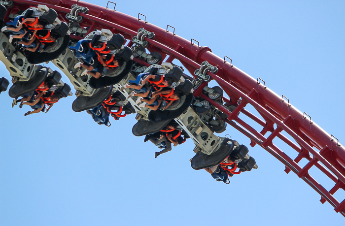 The X2 Rollercoaster - The American Coaster Enthusiasts Coaster Con 42 at Six Flags Magic Mountain in Valencia, California