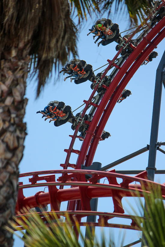 The X2 Rollercoaster - The American Coaster Enthusiasts Coaster Con 42 at Six Flags Magic Mountain in Valencia, California