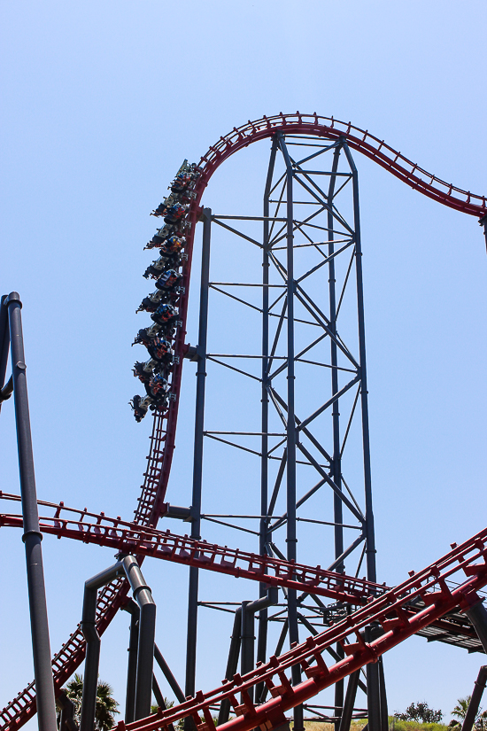 The X2 Rollercoaster - The American Coaster Enthusiasts Coaster Con 42 at Six Flags Magic Mountain in Valencia, California