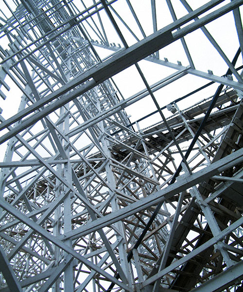 The Cyclone Rollercoaster at Six Flags New England, Agawam, Massachusetts