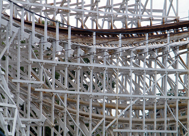 The Cyclone Rollercoaster at Six Flags New England, Agawam, Massachusetts