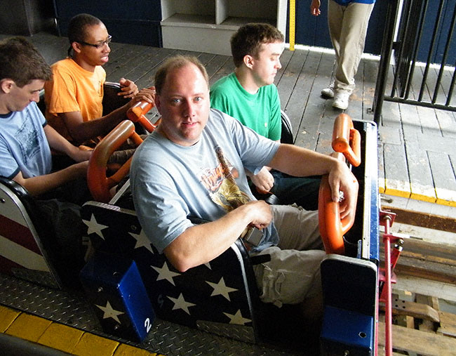 The Cyclone Rollercoaster at Six Flags New England, Agawam, Massachusetts