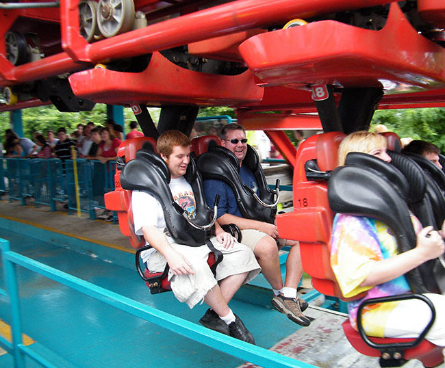 The Minderaser Rollercoaster at Six Flags New England, Agawam, Massachusetts