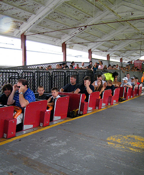 The Thunderbolt Rolelrcoaster at Six Flags New England, Agawam, Massachusetts