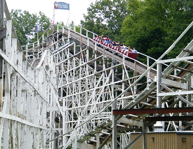 The Thunderbolt Rolelrcoaster at Six Flags New England, Agawam, Massachusetts