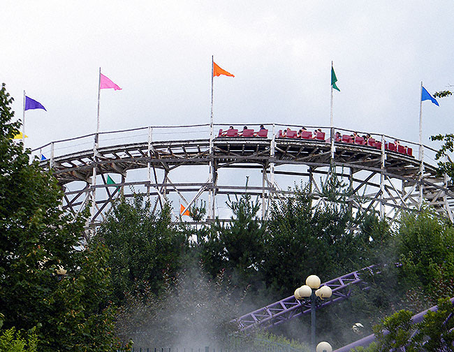 The Thunderbolt Rolelrcoaster at Six Flags New England, Agawam, Massachusetts