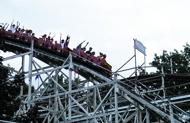 The Thunderbolt Rolelrcoaster at Six Flags New England, Agawam, Massachusetts