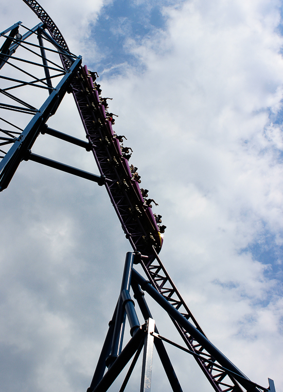 The Bizarro Roller Coaster at Six Flags New England, Agawam, Massachusetts