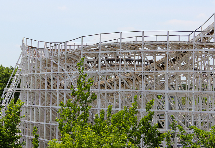 The Cyclone Roller Coaster at Six Flags New England, Agawam, Massachusetts