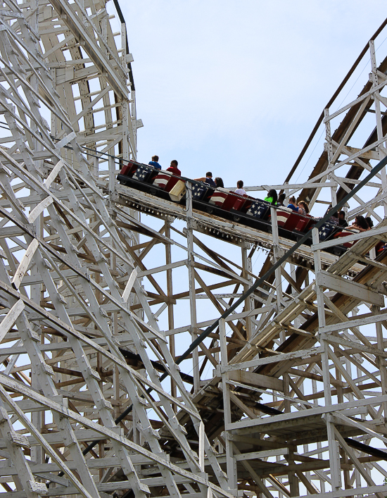 The Cyclone Roller Coaster at Six Flags New England, Agawam, Massachusetts