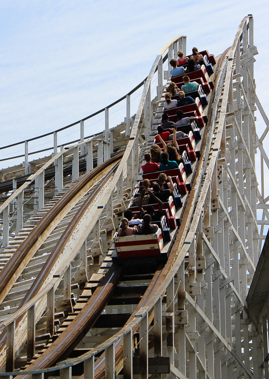 The Cyclone Roller Coaster at Six Flags New England, Agawam, Massachusetts