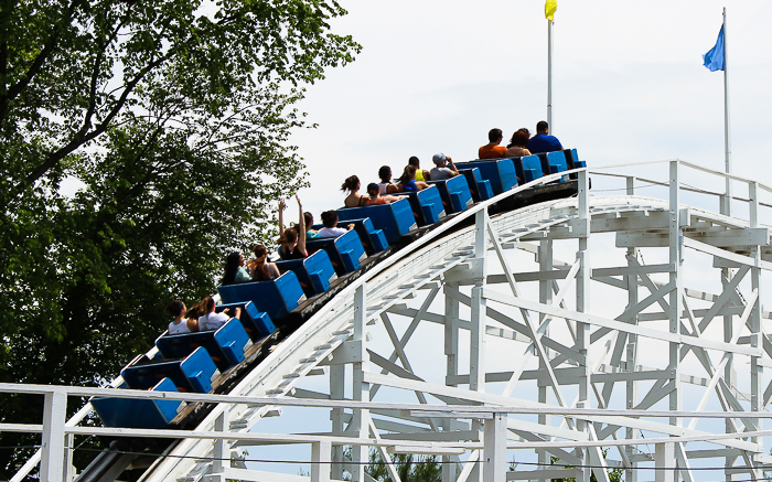 The Thunderbolt Roller Coaster at Six Flags New England, Agawam, Massachusetts